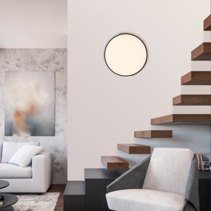 Paul Neuhaus 6071-18 - Plafón LED regulable Q-PIATO LED/35W/230V diá. 51 cm 2700-5000K Wi-Fi + control remoto