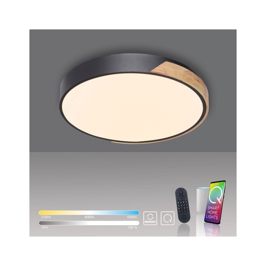 Paul Neuhaus 6071-18 - Plafón LED regulable Q-PIATO LED/35W/230V diá. 51 cm 2700-5000K Wi-Fi + control remoto