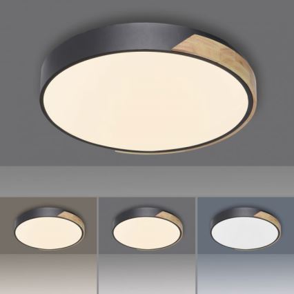 Paul Neuhaus 6071-18 - Plafón LED regulable Q-PIATO LED/35W/230V diá. 51 cm 2700-5000K Wi-Fi + control remoto