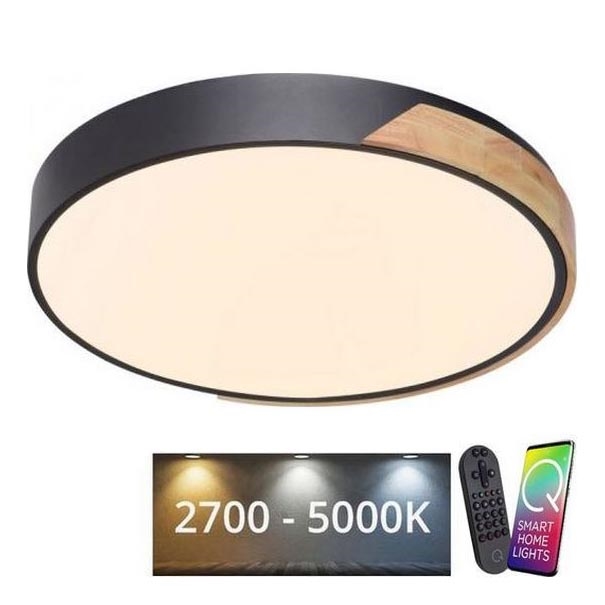 Paul Neuhaus 6071-18 - Plafón LED regulable Q-PIATO LED/35W/230V diá. 51 cm 2700-5000K Wi-Fi + control remoto