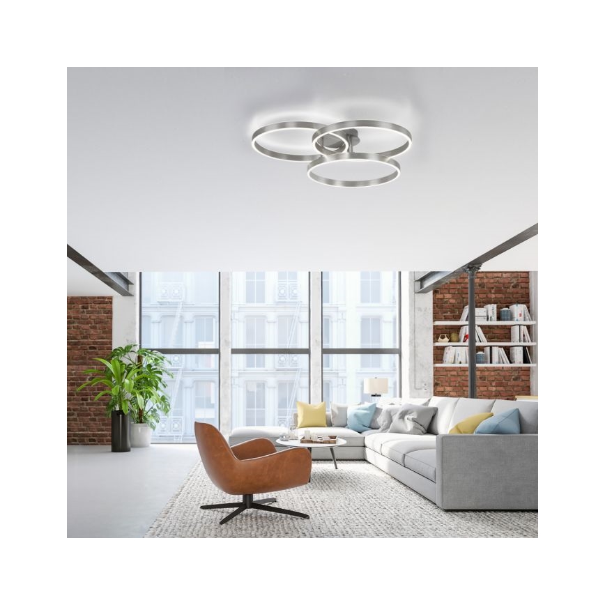 Paul Neuhaus 6233-55 - Plafón LED regulable PAAN LED/45,5W/230V 2700-5000K + control remoto