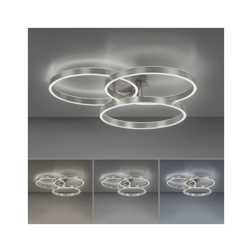 Paul Neuhaus 6233-55 - Plafón LED regulable PAAN LED/45,5W/230V 2700-5000K + control remoto