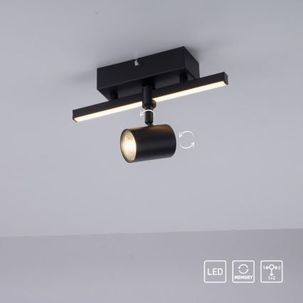 Paul Neuhaus 6523-18 - Foco LED empotrable BARIK 1xGU10/4,5W/230V + LED/3W