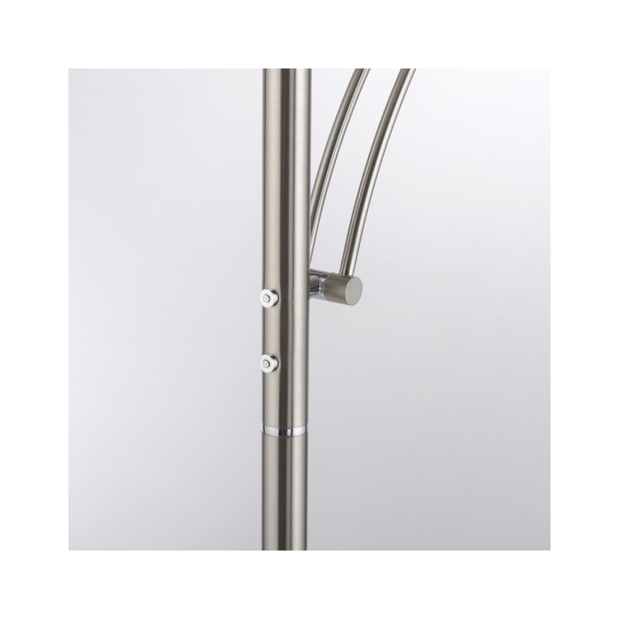 Paul Neuhaus 655-55 - Lámpara de pie LED regulable ALFRED LED/28W+LED/4W/230V cromo brillante