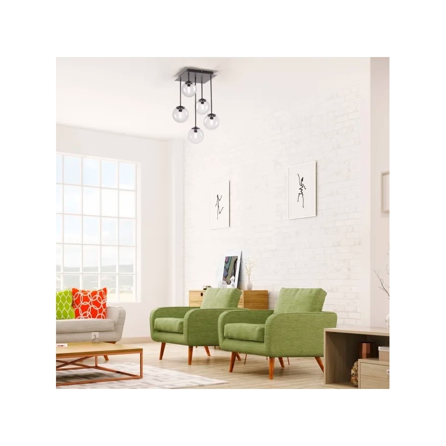 Paul Neuhaus 6719-18 - Lámpara de araña LED WIDOW 5xG9/3W/230V