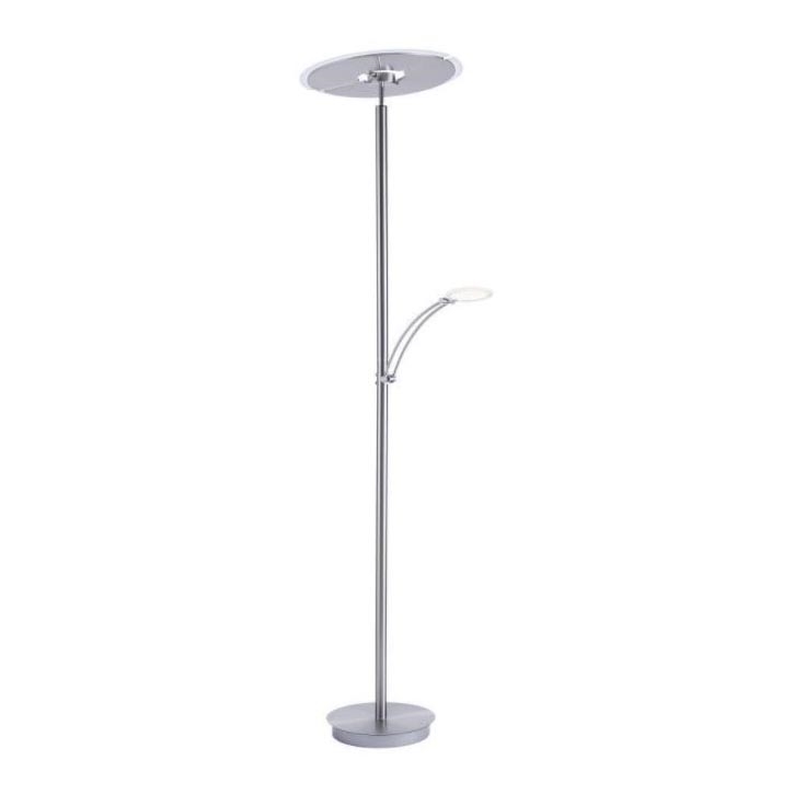 Paul Neuhaus 673-55 - Lámpara de pie LED regulable ARTUR 2xLED/21W/230V+1xLED/6W cromo brillante
