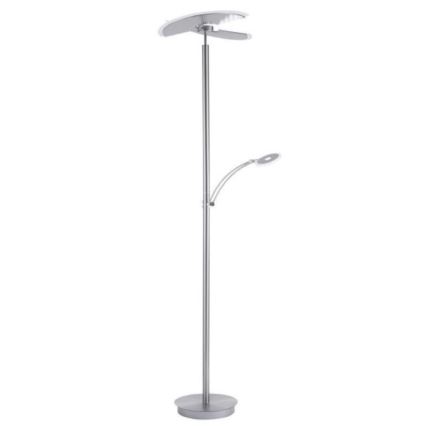 Paul Neuhaus 673-55 - Lámpara de pie LED regulable ARTUR 2xLED/21W/230V+1xLED/6W cromo brillante