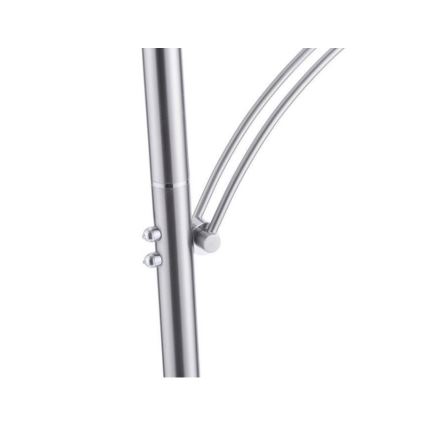 Paul Neuhaus 673-55 - Lámpara de pie LED regulable ARTUR 2xLED/21W/230V+LED/6W cromado brillante