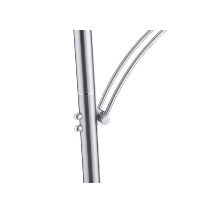 Paul Neuhaus 673-55 - Lámpara de pie LED regulable ARTUR 2xLED/21W/230V+LED/6W cromado brillante