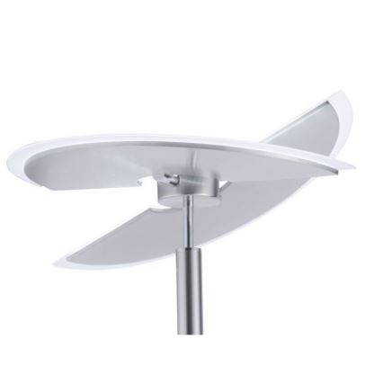 Paul Neuhaus 673-55 - Lámpara de pie LED regulable ARTUR 2xLED/21W/230V+LED/6W cromado brillante