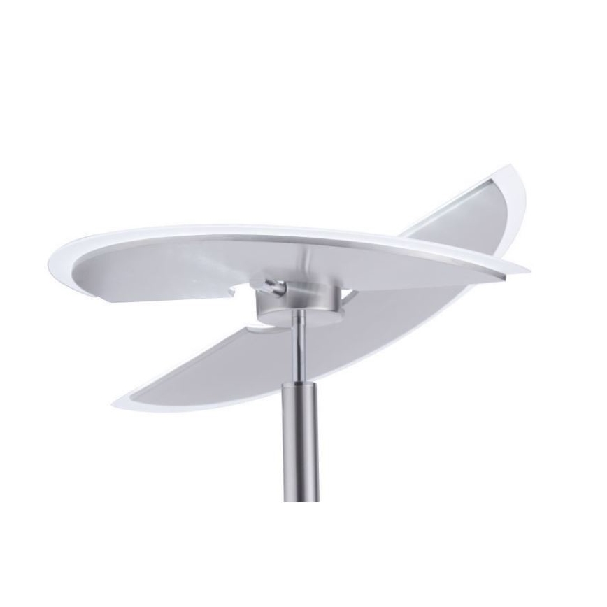 Paul Neuhaus 673-55 - Lámpara de pie LED regulable ARTUR 2xLED/21W/230V+LED/6W cromado brillante