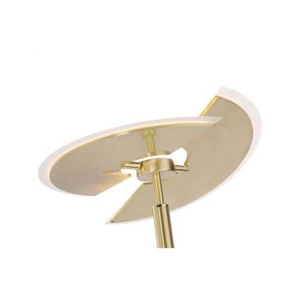 Paul Neuhaus 673-60 - Lámpara de pie LED regulable ARTUR 2xLED/21W/230V+1xLED/6W dorado