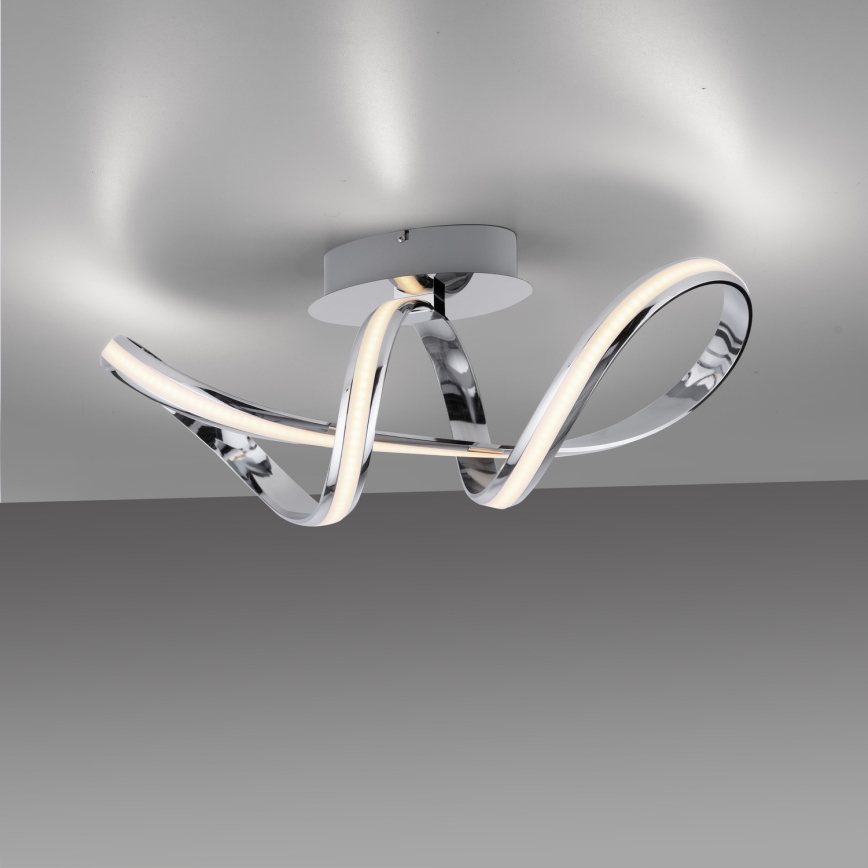 Paul Neuhaus 8331-17 - Lámpara de techo LED regulable MELINDA LED/30W/230V cromo brillante