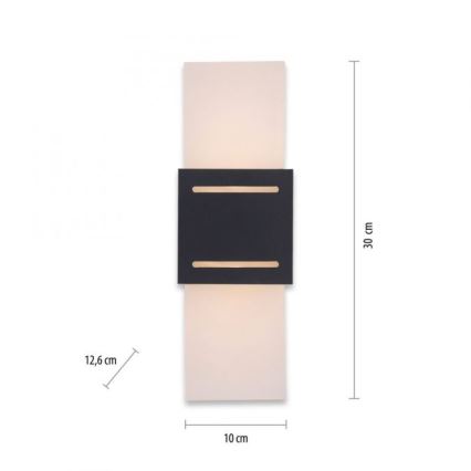 Paul Neuhaus 9007-13 - Aplique ORMA 1xG9/40W/230V negro