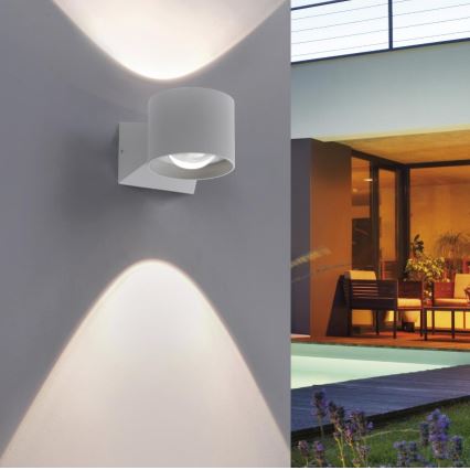 Paul Neuhaus 9441-21 - Aplique LED para exterior TIMO 2xLED/2W/230V IP54