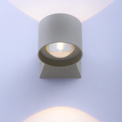 Paul Neuhaus 9441-21 - Aplique LED para exterior TIMO 2xLED/2W/230V IP54