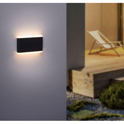 Paul Neuhaus 9483-13 - Aplique LED para exterior ELSA 2xLED/5,4W/230V IP65