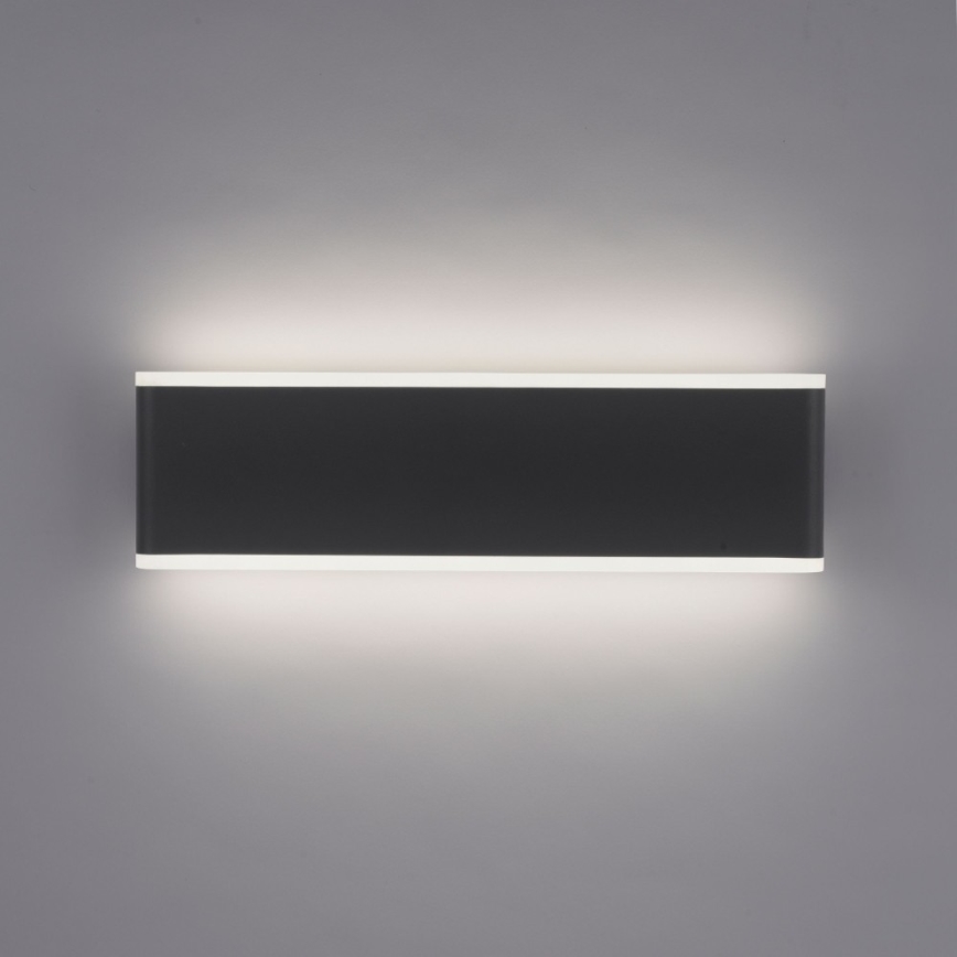 Paul Neuhaus 9484-13 - Aplique de exterior LED regulable ELSA 2xLED/9W/230V IP65