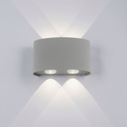 Paul Neuhaus 9487-21 - Aplique LED de exterior CARLO 4xLED/0,8W/230V IP54