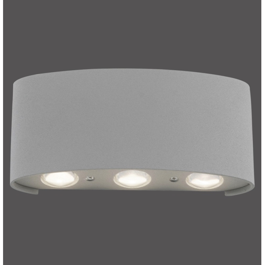 Paul Neuhaus 9488-21 - Aplique de exterior LED CARLO 6xLED/0,8W/230V IP54