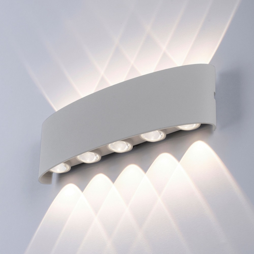 Paul Neuhaus 9489-21- Aplique de exterior LED CARLO 10xLED/0,8W/230V IP54
