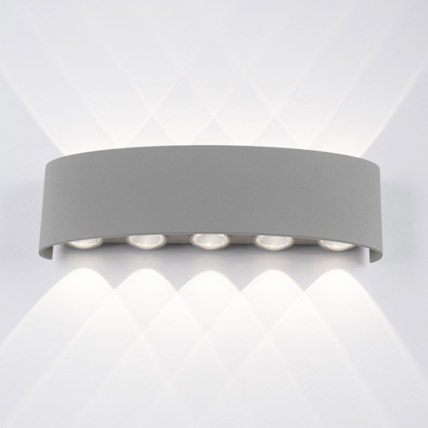 Paul Neuhaus 9489-21- Aplique de exterior LED CARLO 10xLED/0,8W/230V IP54