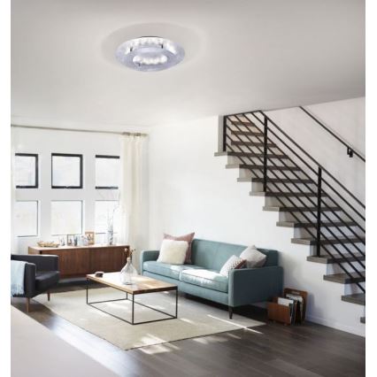 Paul Neuhaus 9620-21 - Plafón LED NEVIS LED/18W/230V plateado