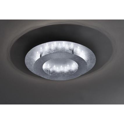 Paul Neuhaus 9620-21 - Plafón LED NEVIS LED/18W/230V plateado