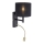 Paul Neuhaus 9646-18 - Aplique LED ROBIN 1xE27/40W/230V + LED/2,1W negro