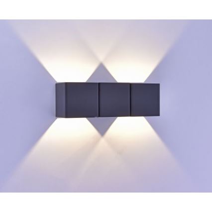 Paul Neuhaus 9658-13 - Aplique LED para exterior MARCEL 2xLED/4W/230V IP54