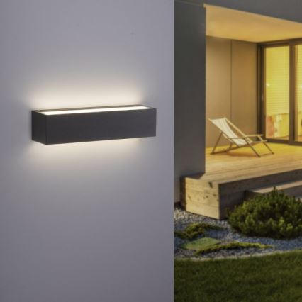 Paul Neuhaus 9675-13 - Aplique LED de exterior ROBERT 2xLED/9W/230V IP65