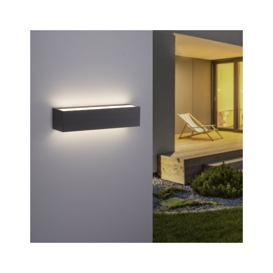 Paul Neuhaus 9675-13 - Aplique LED de exterior ROBERT 2xLED/9W/230V IP65