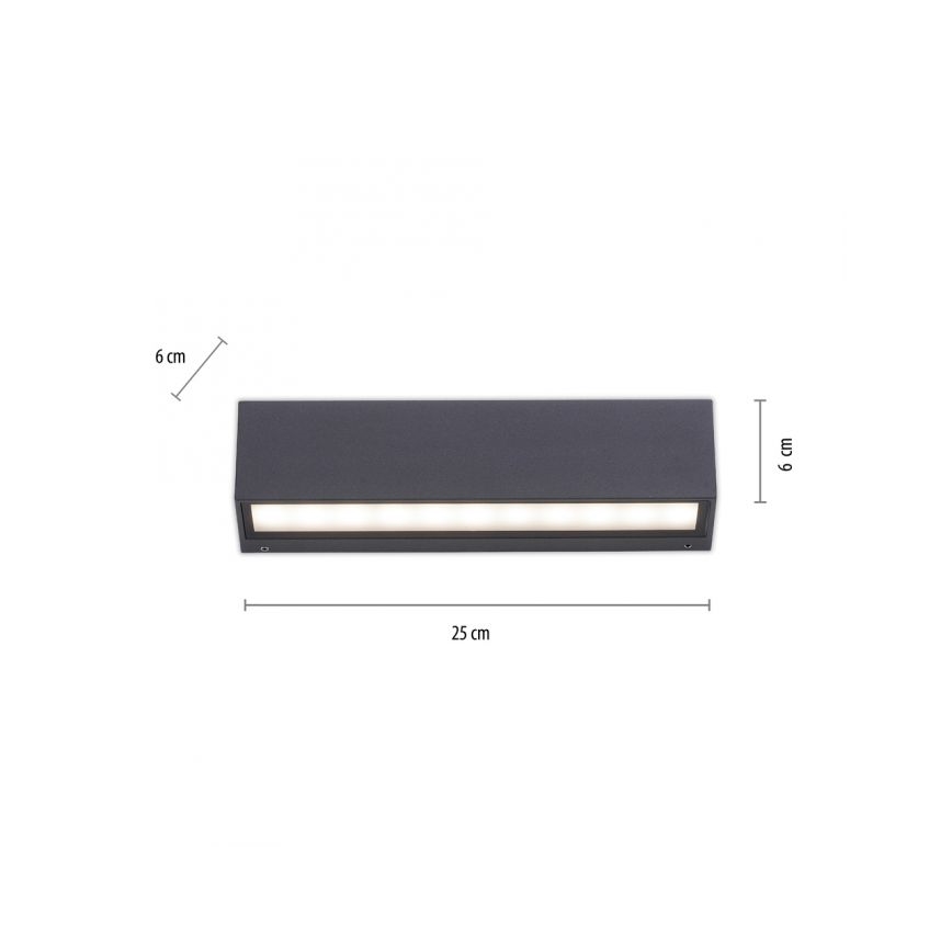 Paul Neuhaus 9675-13 - Aplique LED de exterior ROBERT 2xLED/9W/230V IP65