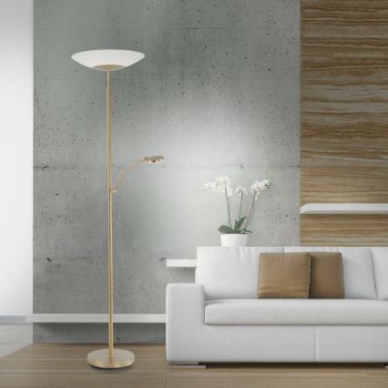 Paul Neuhaus - 655-60 - Lámpara LED Regulable ALFRED 1xLED/28W/230V + 1xLED/4W/230V