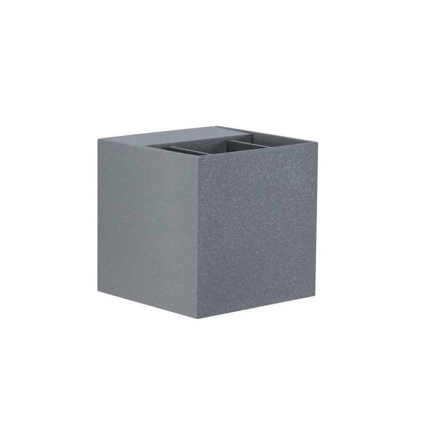 Paulmann 18000 - 2xLED/3W IP65 Aplique exterior CYBO 230V gris