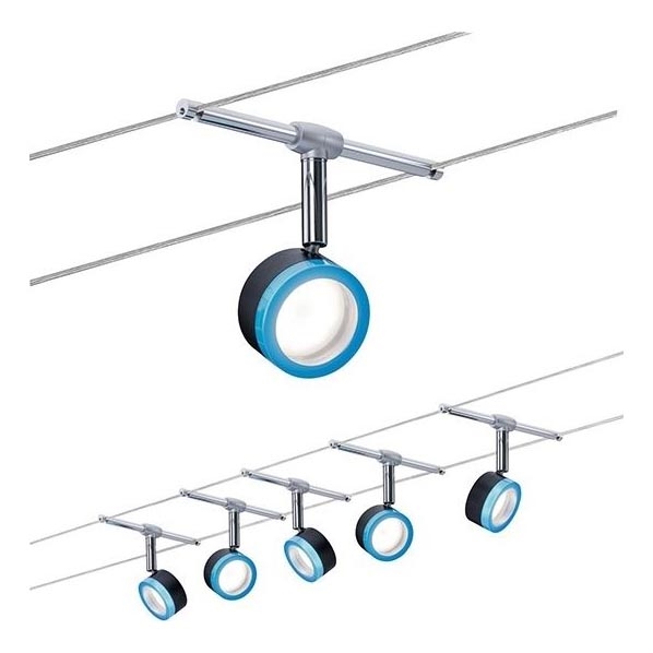 Paulmann 3982 - SET 5xLED/4W Foco para un sistema de cuerdas TIP 230V