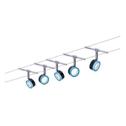 Paulmann 3982 - SET 5xLED/4W Foco para un sistema de cuerdas TIP 230V
