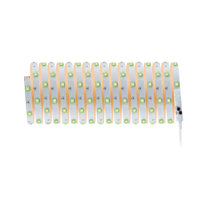Paulmann 3989 - Tira LED RGBW regulable de 19W TIP, 10 m, 230V + mando a distancia