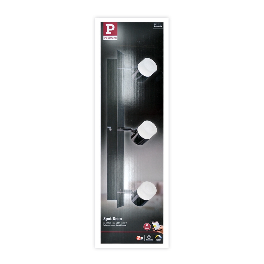 Paulmann 50099 - 3xLED/6,5W Foco regulable SMART DEON 230V ZigBee