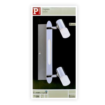 Paulmann 66647 - Foco LED empotrable 2xG9/10W/230V + LED/5W