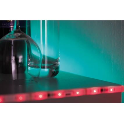 Paulmann 70480 - LED RGBW/16,5W Tira regulable DIGITAL 5 m 230V + control remoto