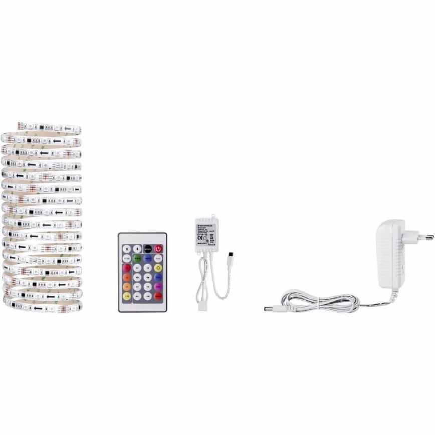 Paulmann 70480 - LED RGBW/16,5W Tira regulable DIGITAL 5 m 230V + control remoto
