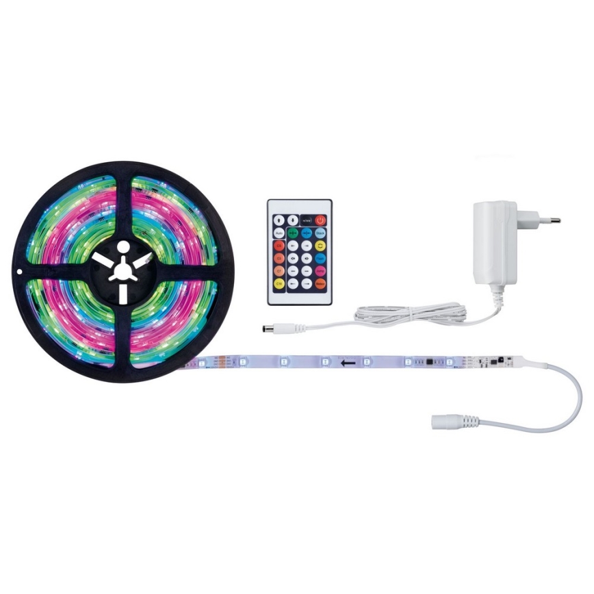 Paulmann 70513 - Tira LED RGB/10W Regulable SIMPLED 5m 230V + CR