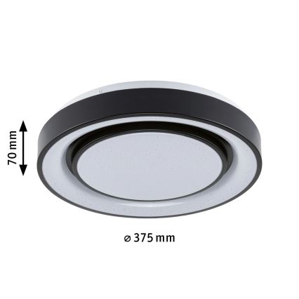 Paulmann 70544 - Plafón LED regulable RGBW/22W RAINBOW 230V 3000-6500K + mando a distancia