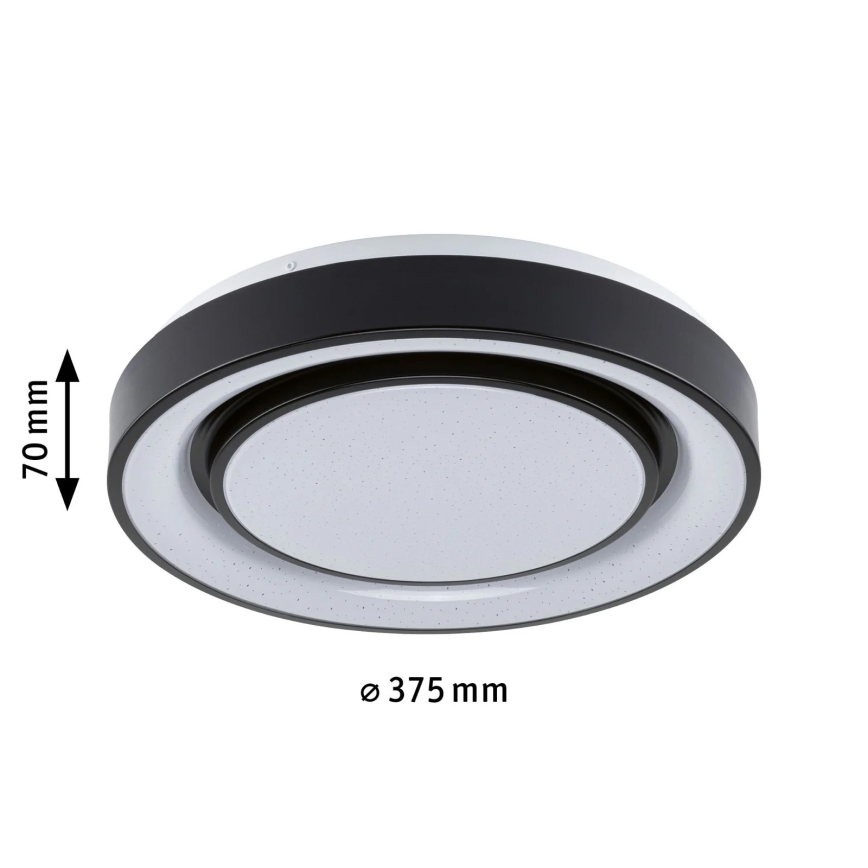Paulmann 70544 - Plafón LED regulable RGBW/22W RAINBOW 230V 3000-6500K + mando a distancia
