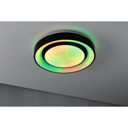 Paulmann 70544 - Plafón LED regulable RGBW/22W RAINBOW 230V 3000-6500K + mando a distancia