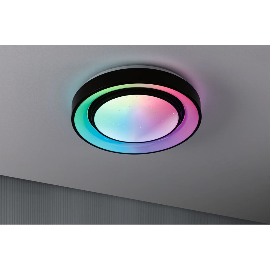 Paulmann 70544 - Plafón LED regulable RGBW/22W RAINBOW 230V 3000-6500K + mando a distancia