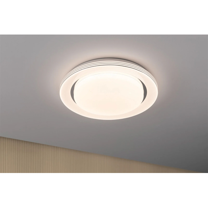 Paulmann 70546 - Plafón LED regulable RGBW/22W RAINBOW 230V 3000-6500K + mando a distancia