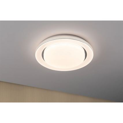 Paulmann 70546 - Plafón LED regulable RGBW/22W RAINBOW 230V 3000-6500K + mando a distancia