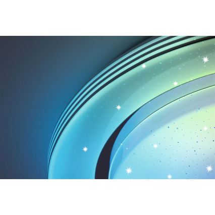 Paulmann 70546 - Plafón LED regulable RGBW/22W RAINBOW 230V 3000-6500K + mando a distancia